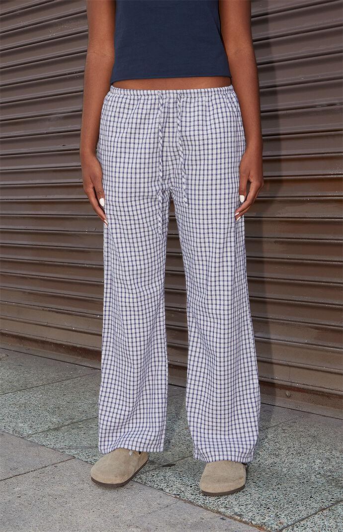 John Galt Women's Plaid Anastasia Boxer Sweatpants Product Image