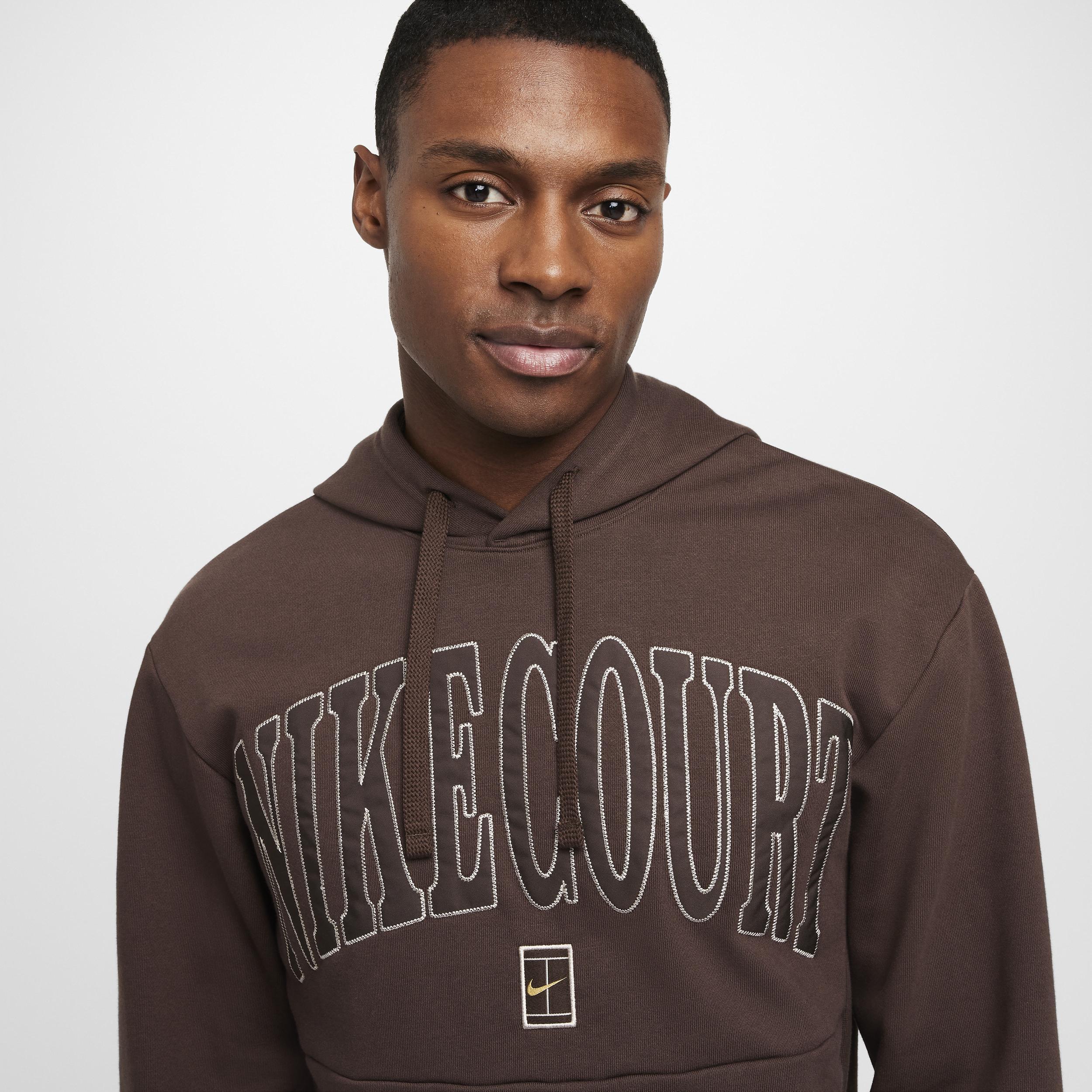 Nike Men's Court Heritage Dri-FIT Fleece Tennis Hoodie Product Image