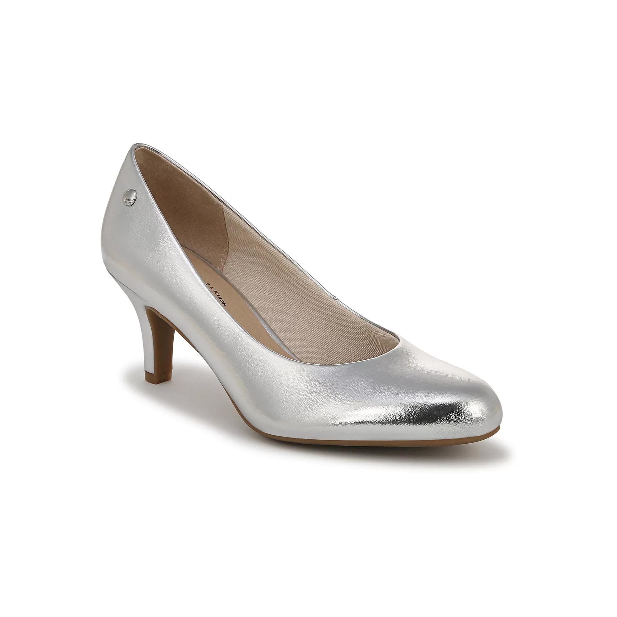LifeStride Parigi Women's High Heel Pumps, Size: 12, Silver Faux Product Image