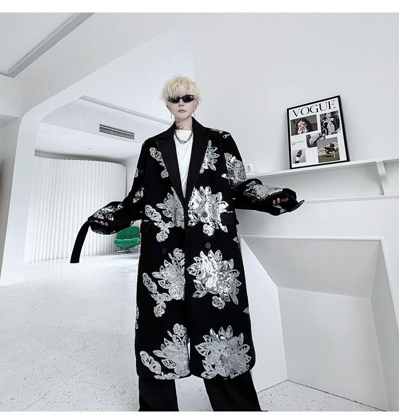 Sequin Midi Coat Product Image