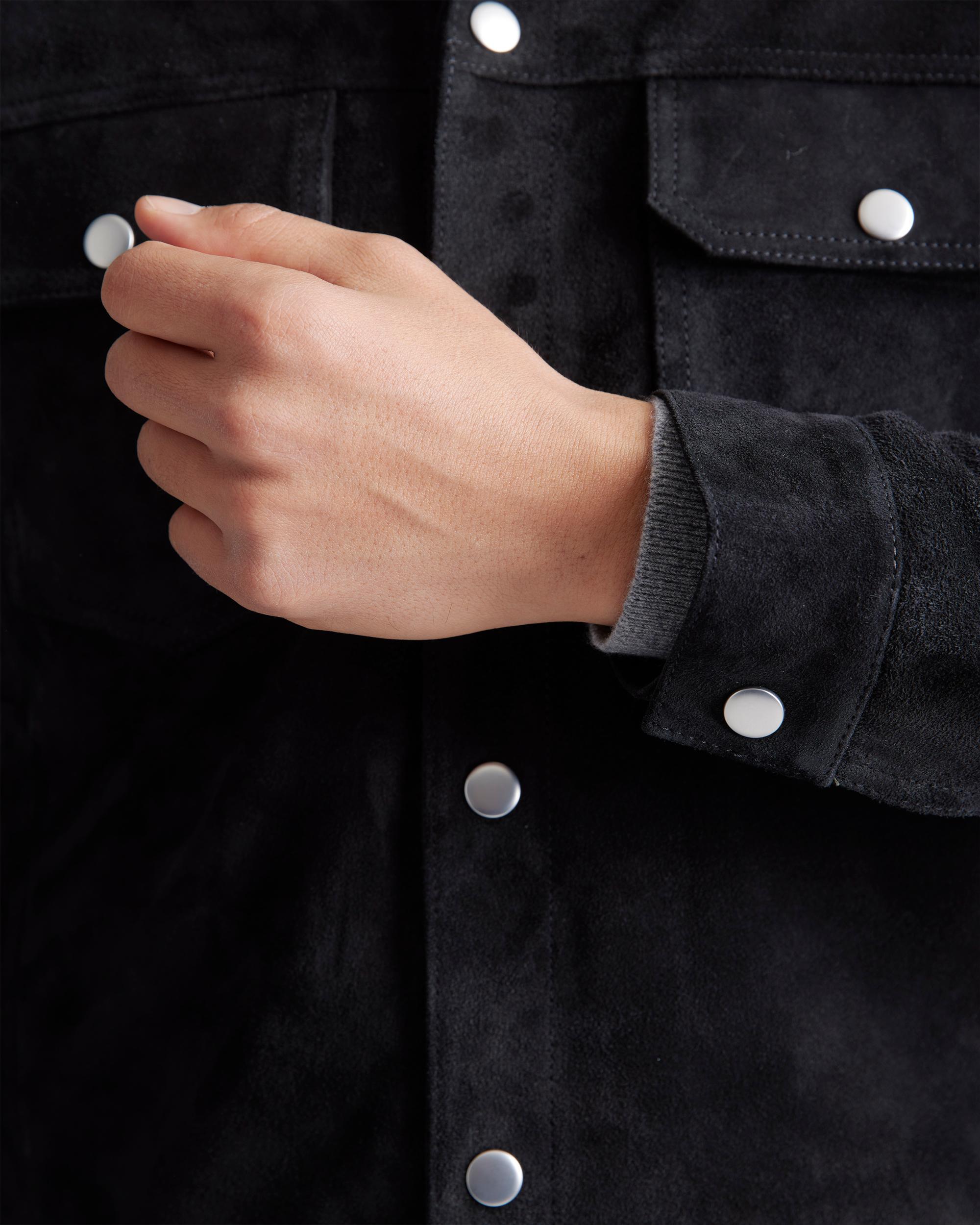 Quince | Men's Italian Suede Trucker Jacket Suede Leather Product Image