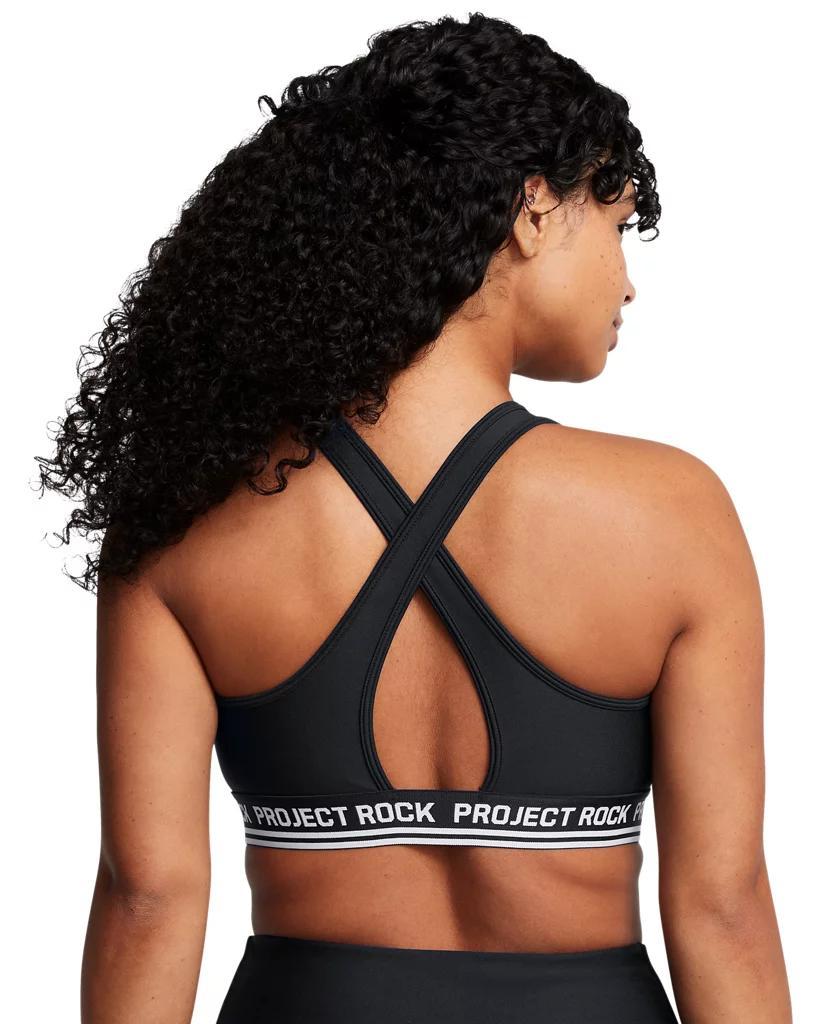Women's Project Rock Crossback Mid Sports Bra Product Image