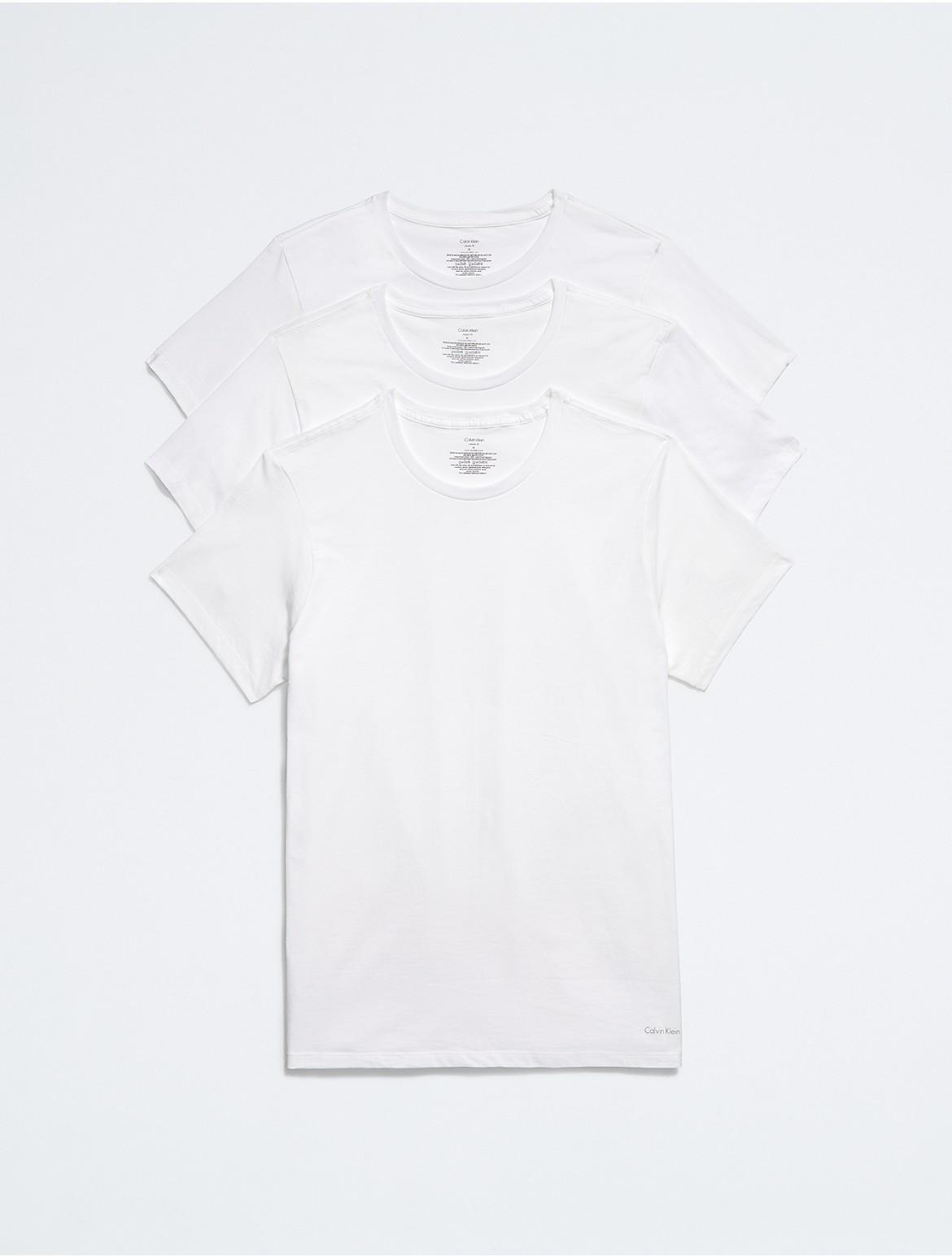 Men's Calvin Klein 3-pack Crewneck Tees, Size: XL, White Product Image