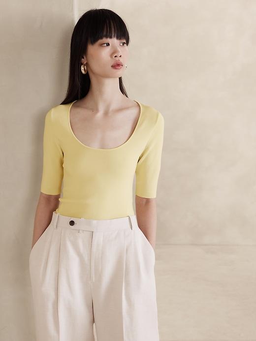 Emilia Scoop-Neck Top Product Image