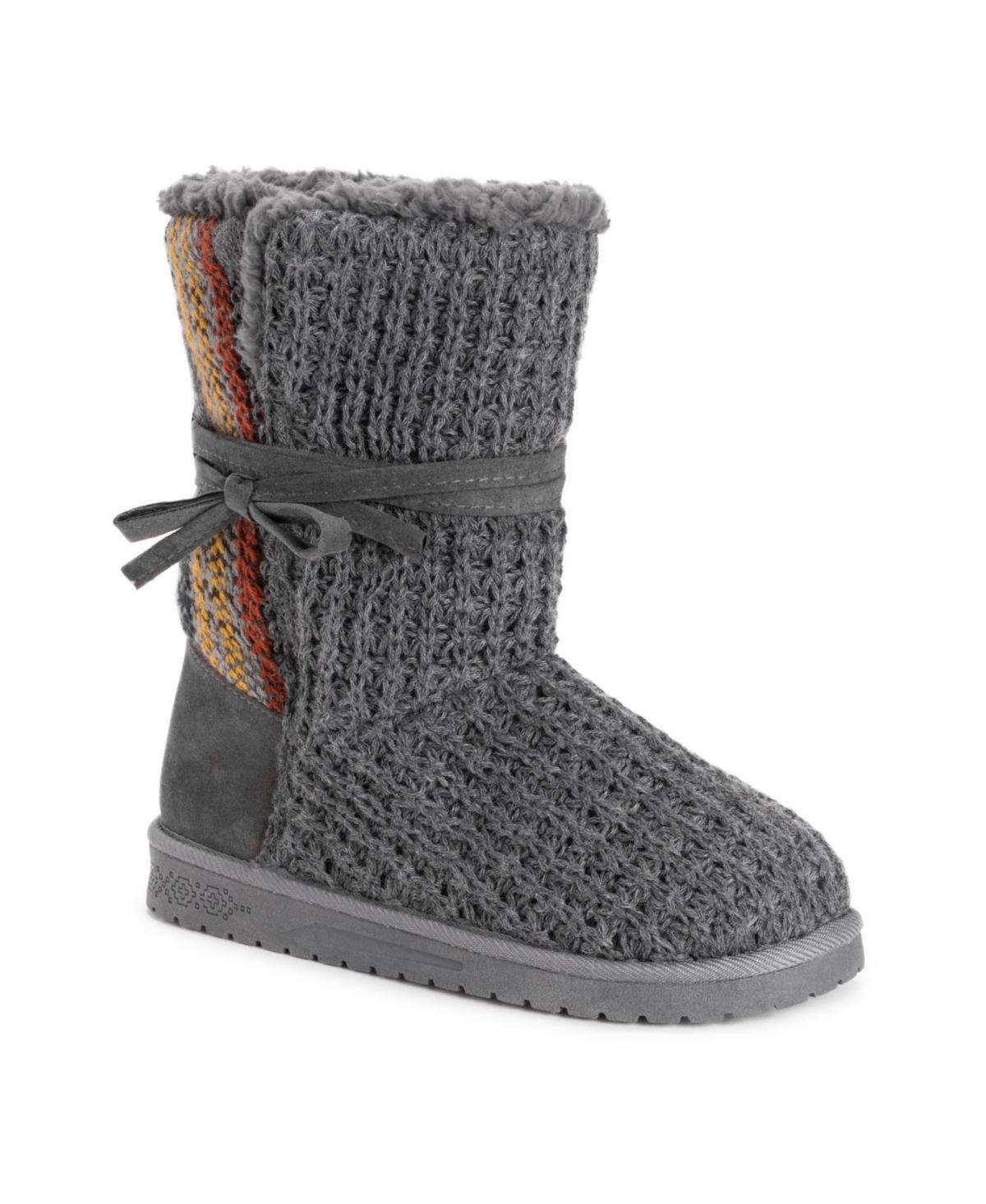 Essentials by MUK LUKS Clementine Women's Winter Boots, Size: 10, Black Plaid Product Image