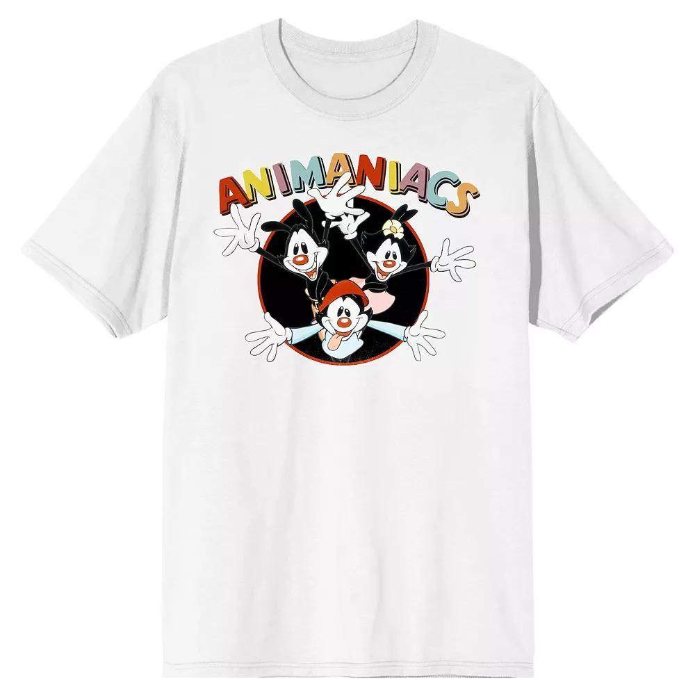 Men's Animaniacs Cartoon Yakko Tee, Size: XL, White Product Image