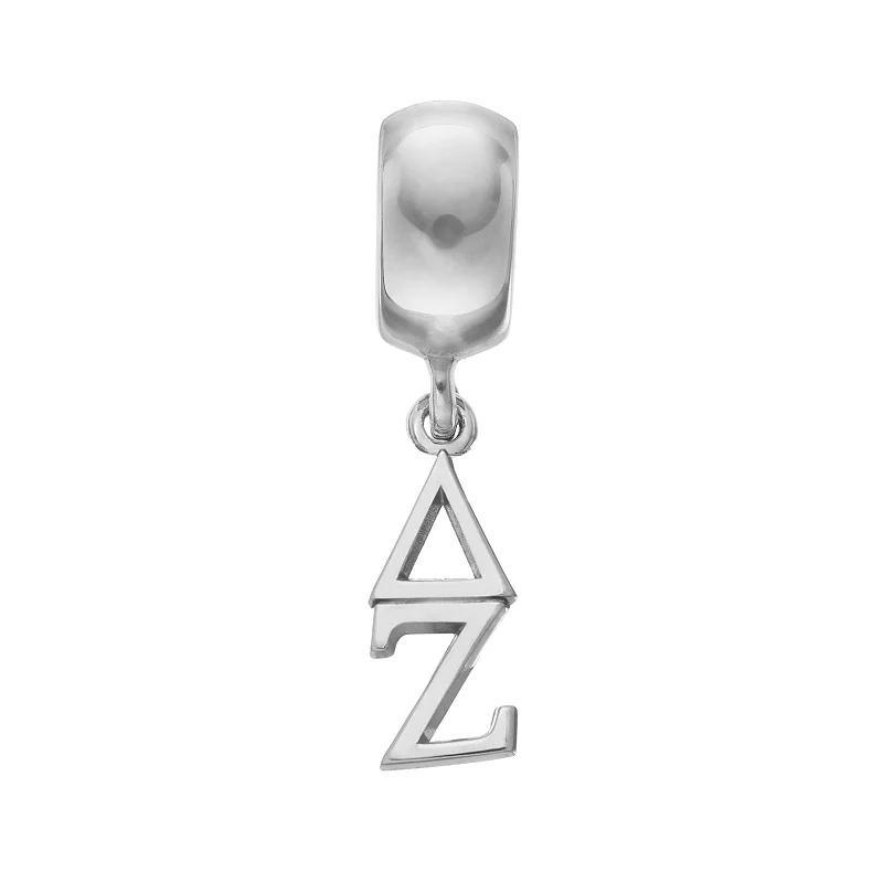 LogoArt Sterling Silver Delta Zeta Sorority Charm, Womens, Grey Product Image