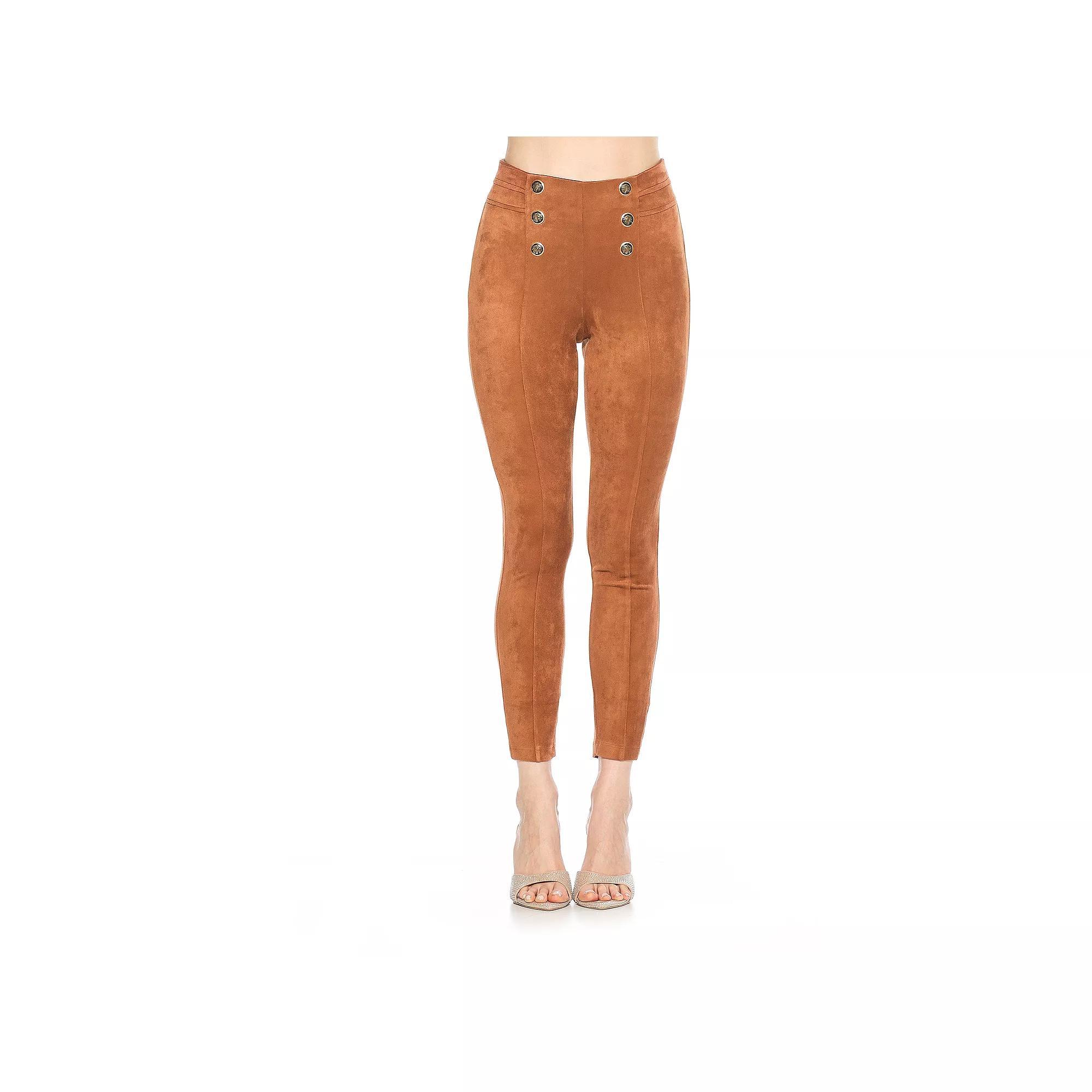 Women's ALEXIA ADMOR Freyja Classic Fitted Leggings, Size: Small, Camel Product Image