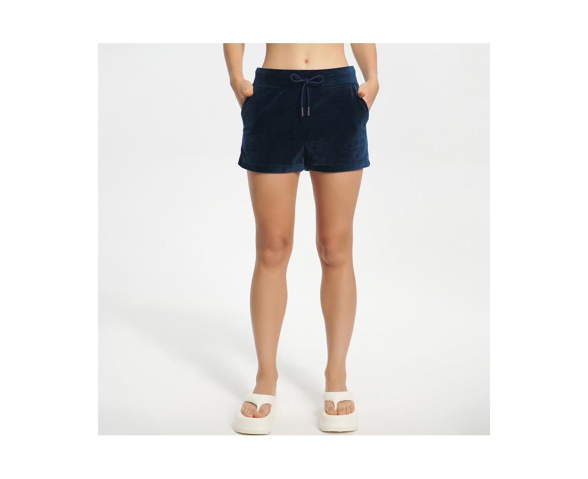 Juicy Couture Velour Juicy Shorts with Back Bling (Regal ) Women's Clothing Product Image