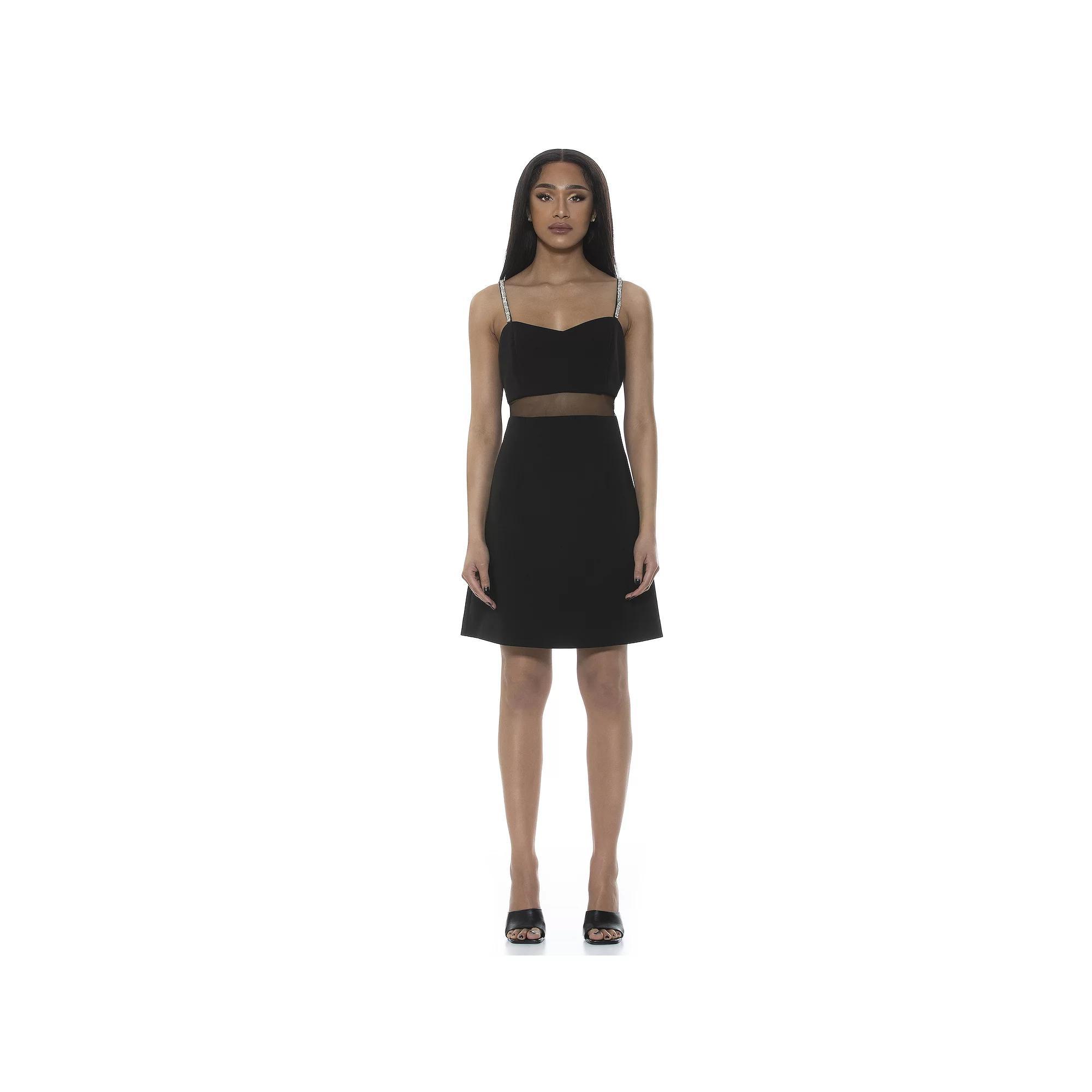 Womens ALEXIA ADMOR Eloise Sweetheart Fit & Flare Mini Dress Product Image