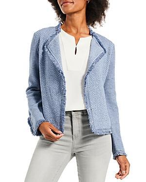 Nic+Zoe Fringe Mix Knit Jacket Product Image