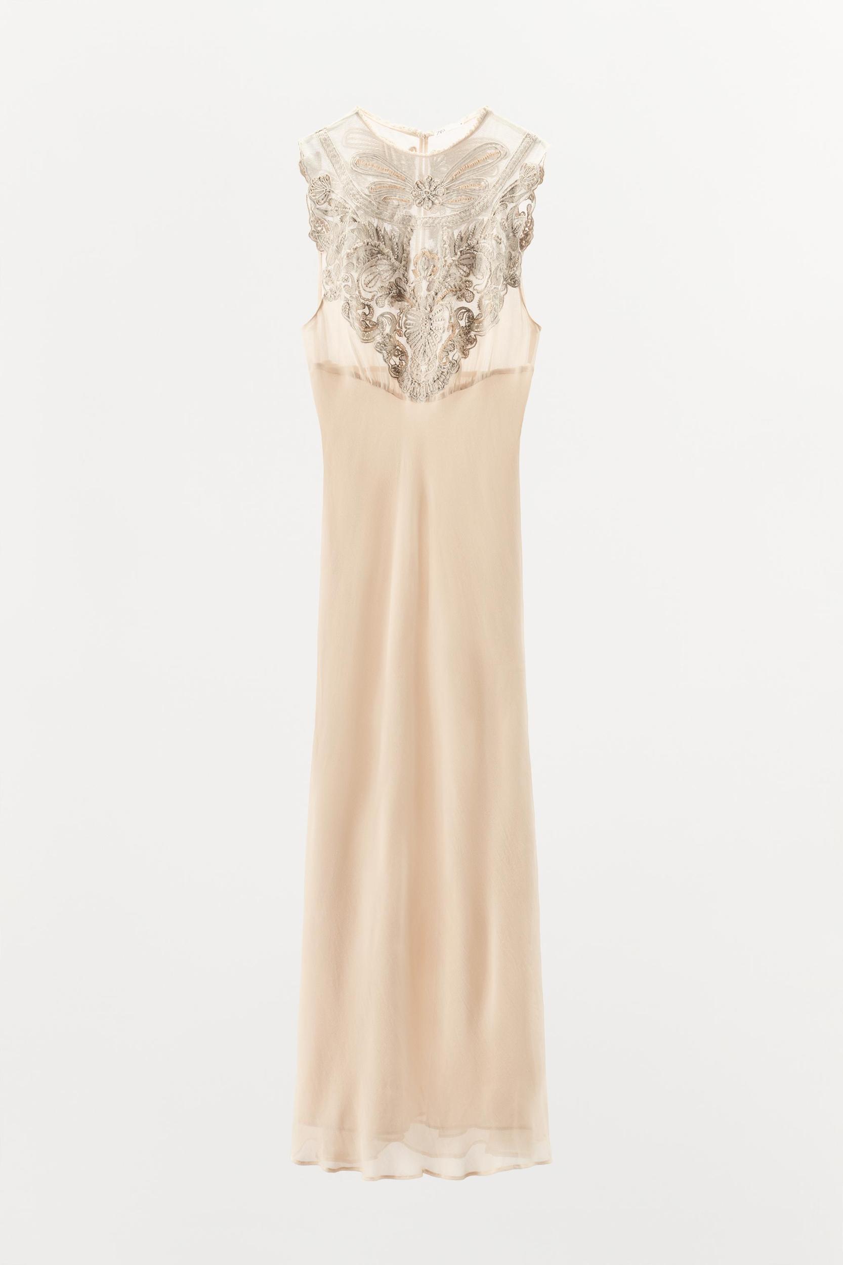LIMITED EDITION EMBROIDERED DRESS WITH BEADING Product Image
