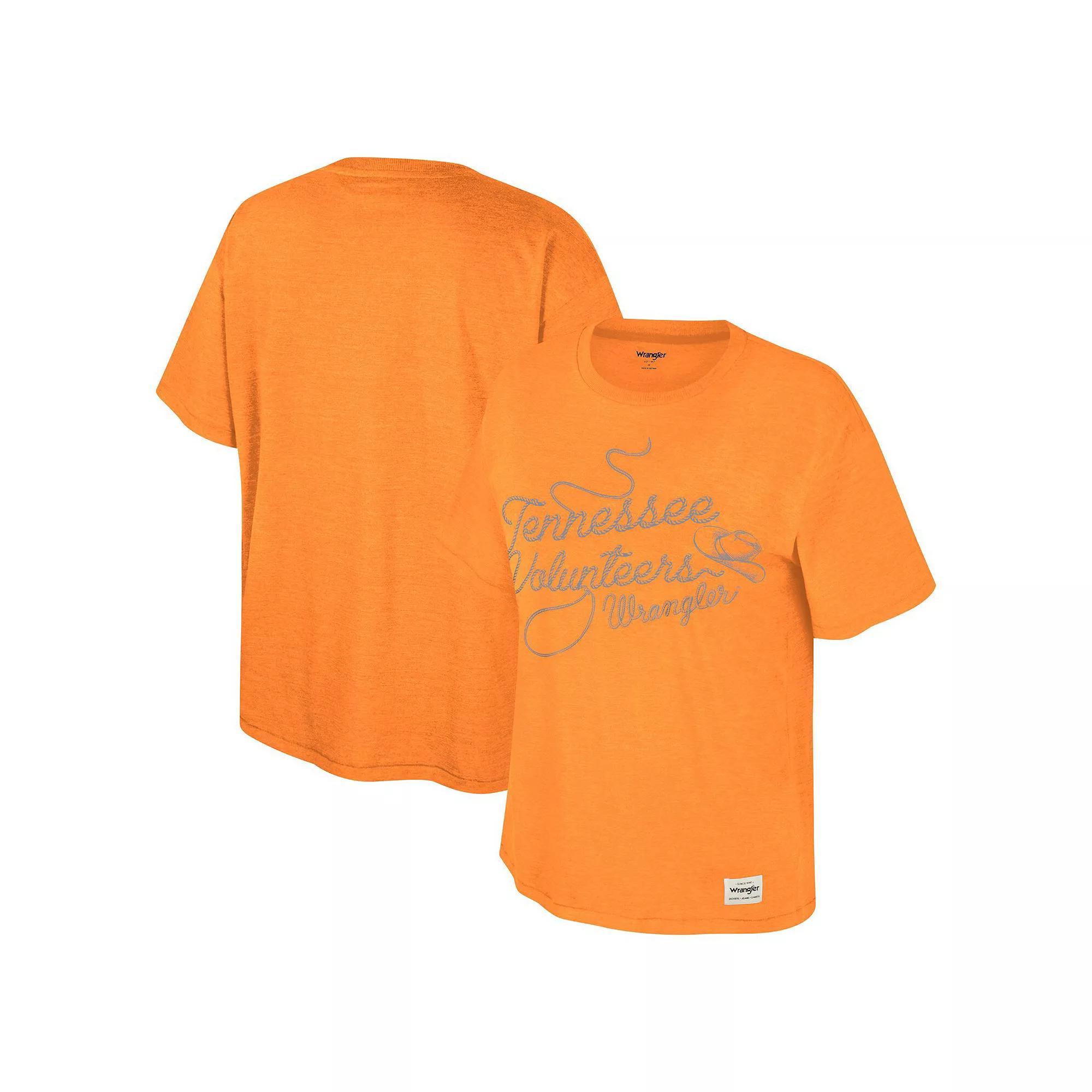 Women's Colosseum x Wrangler Tennessee Orange Tennessee Volunteers Lasso Oversized T-Shirt, Size: Small Product Image