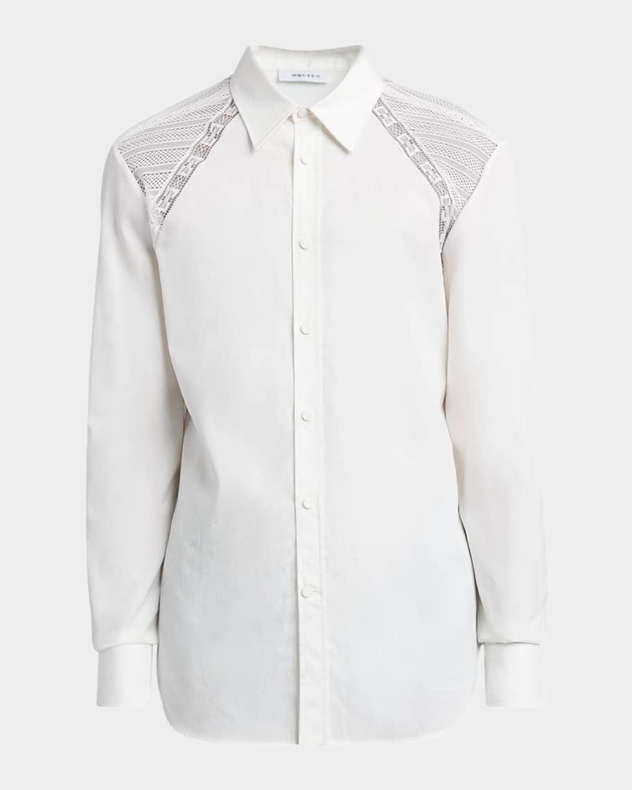 Mens Lace Harness Shirt Product Image