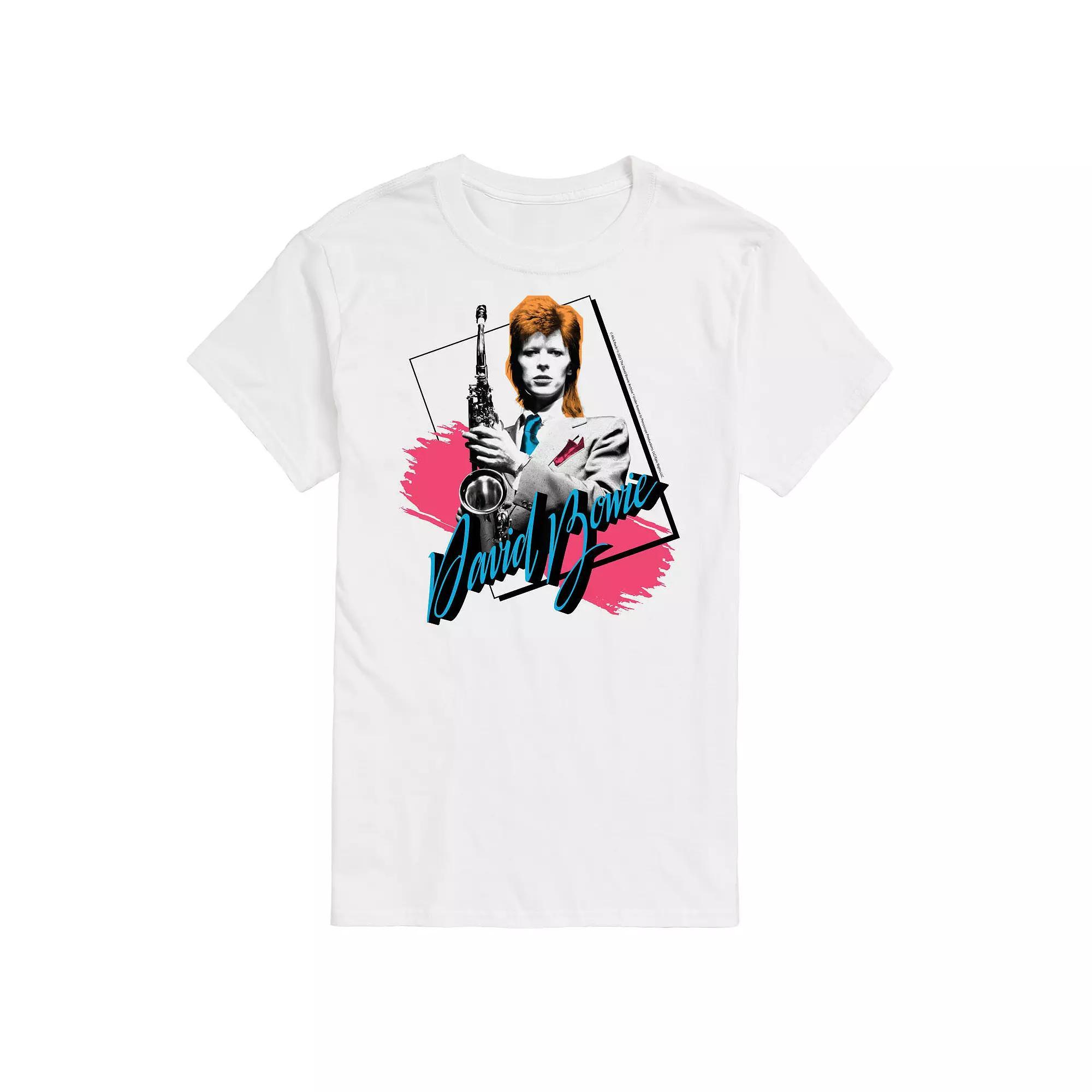 Mens David Bowie Sax Tee Product Image