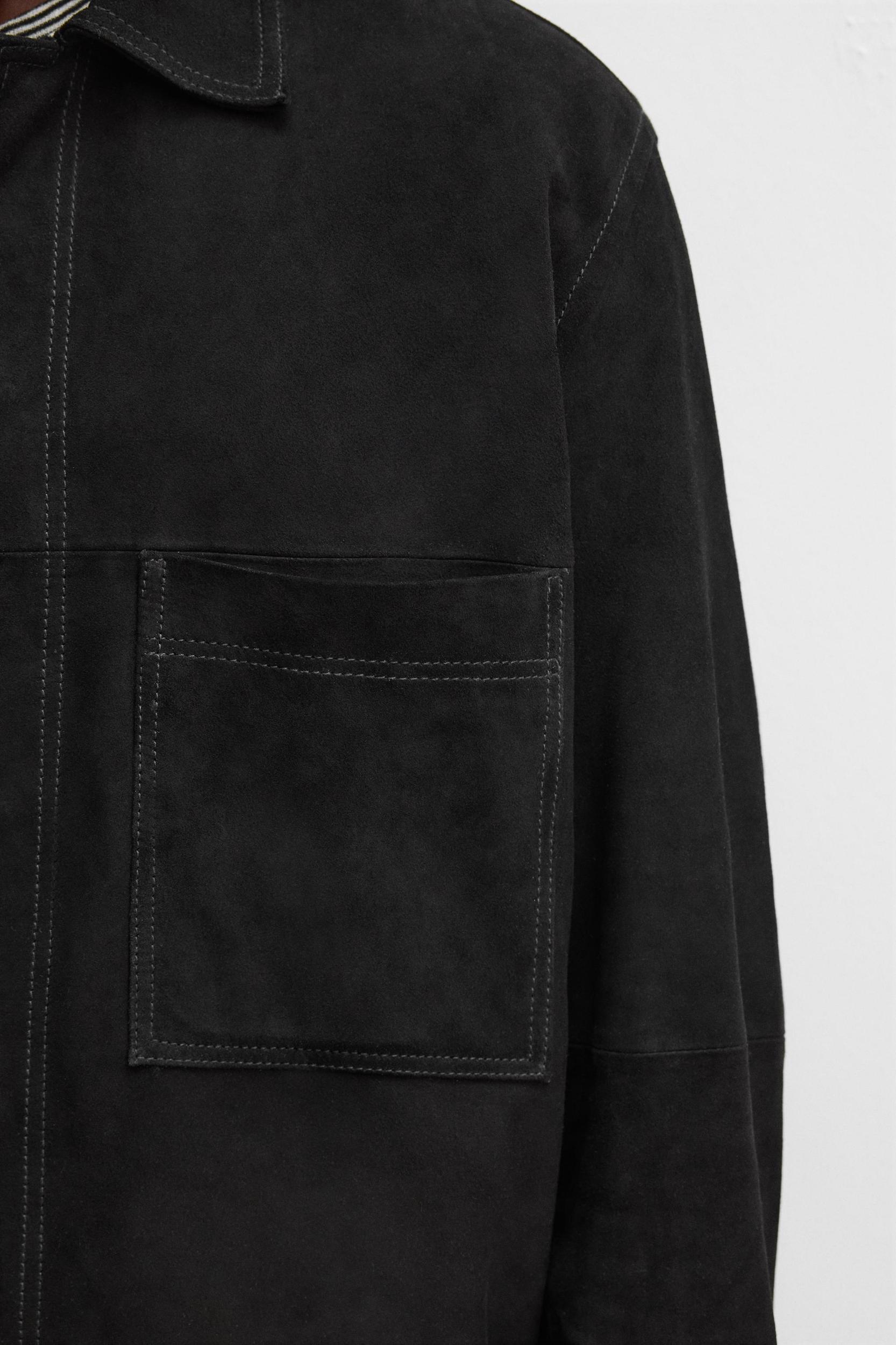 LIMITED EDITION SUEDE LEATHER OVERSHIRT Product Image