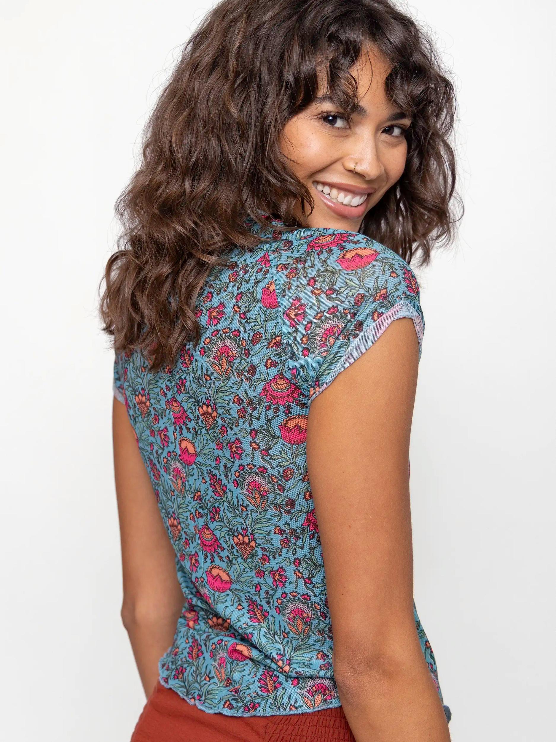 Simone Mesh Tee Product Image