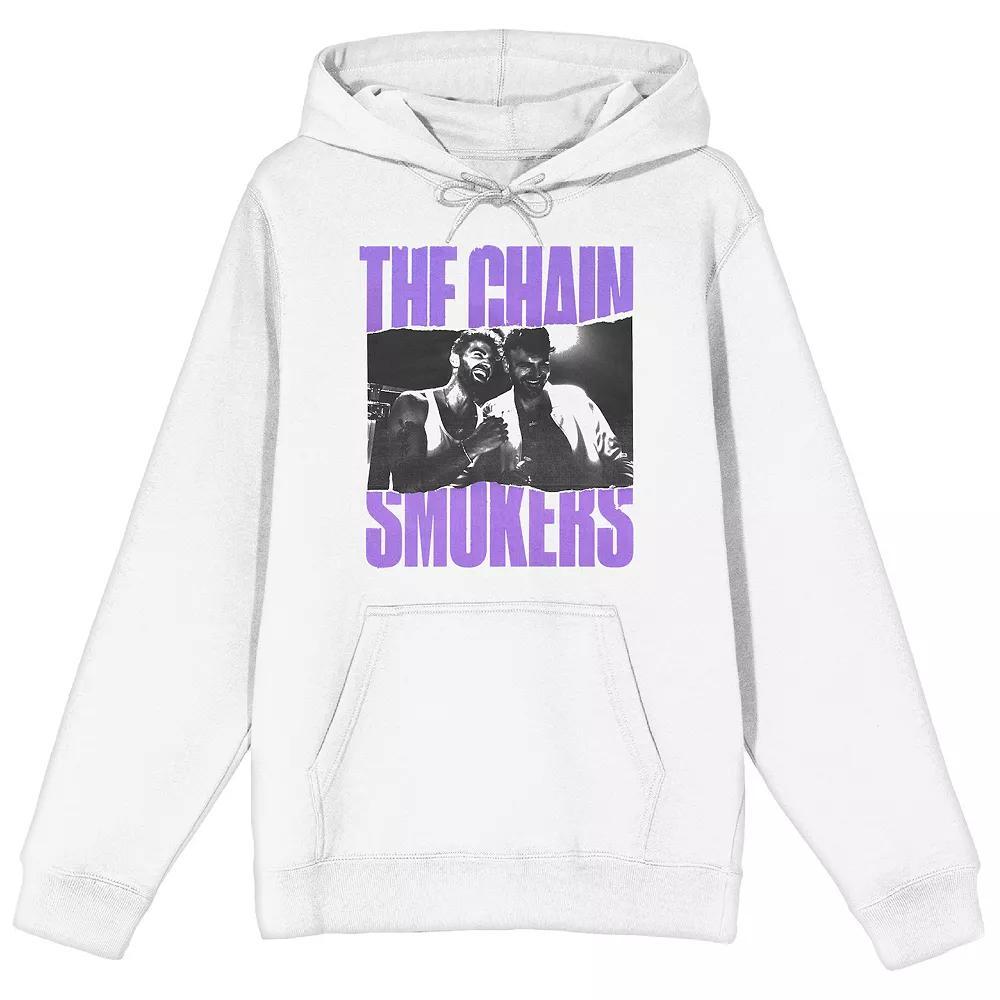 Men's The Chainsmokers Alex Pall Graphic Hoodie, Size: XL, White Product Image
