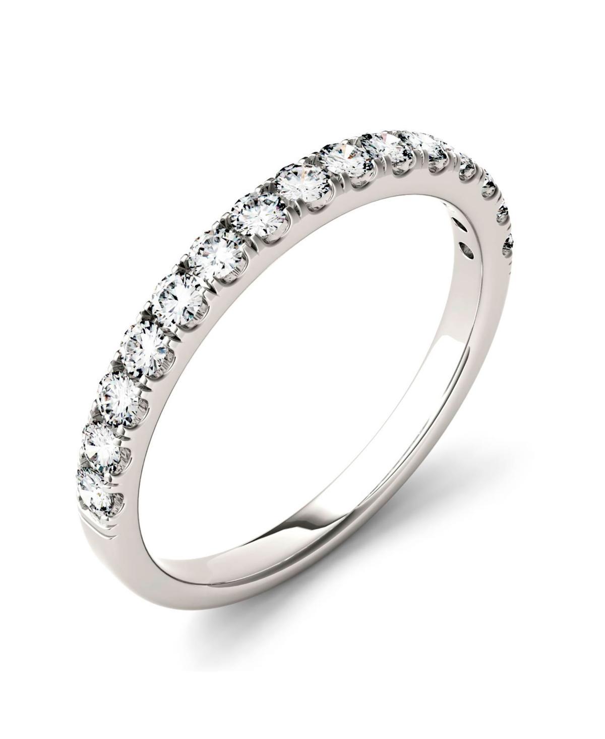 Charles & Colvard 14k Gold 1/2 Carat T.W. Lab-Created Moissanite Wedding Band, Women's, Size: 9 Product Image
