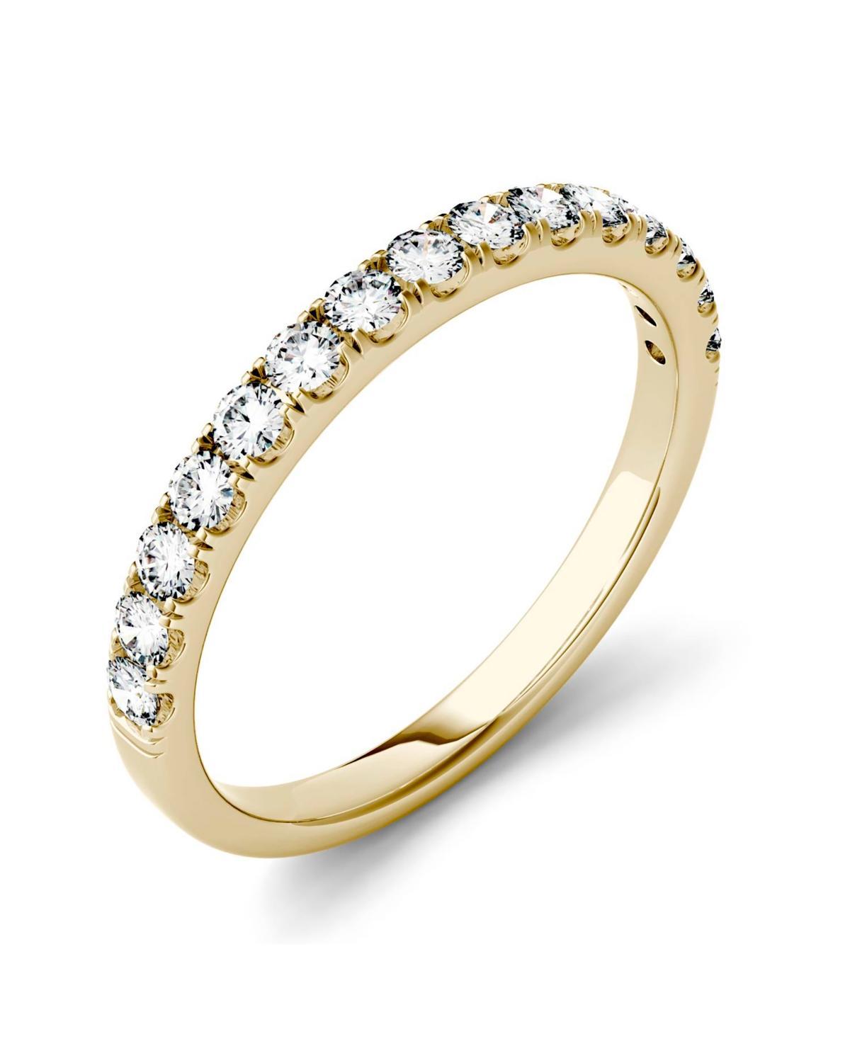 Charles & Colvard 14k Gold 1/2 Carat T.W. Lab-Created Moissanite Wedding Band, Women's, Size: 9 Product Image