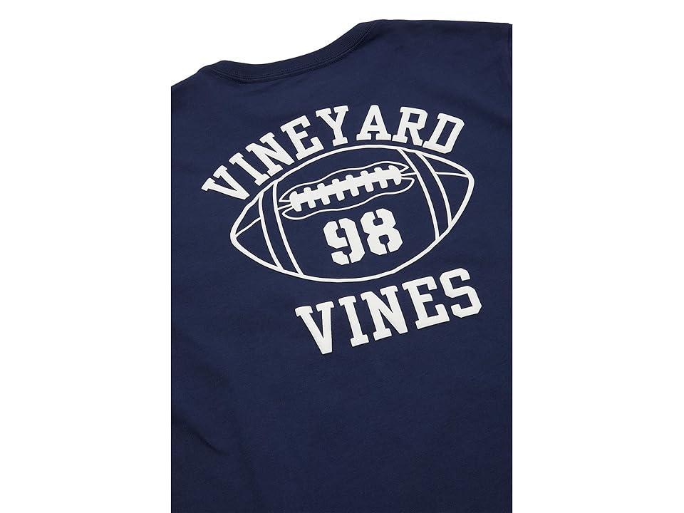 Vineyard Vines Vineyard Football Long Sleeve Tee (Toddler/Little Kid/Big Kid) (Nautical ) Men's T Shirt Product Image