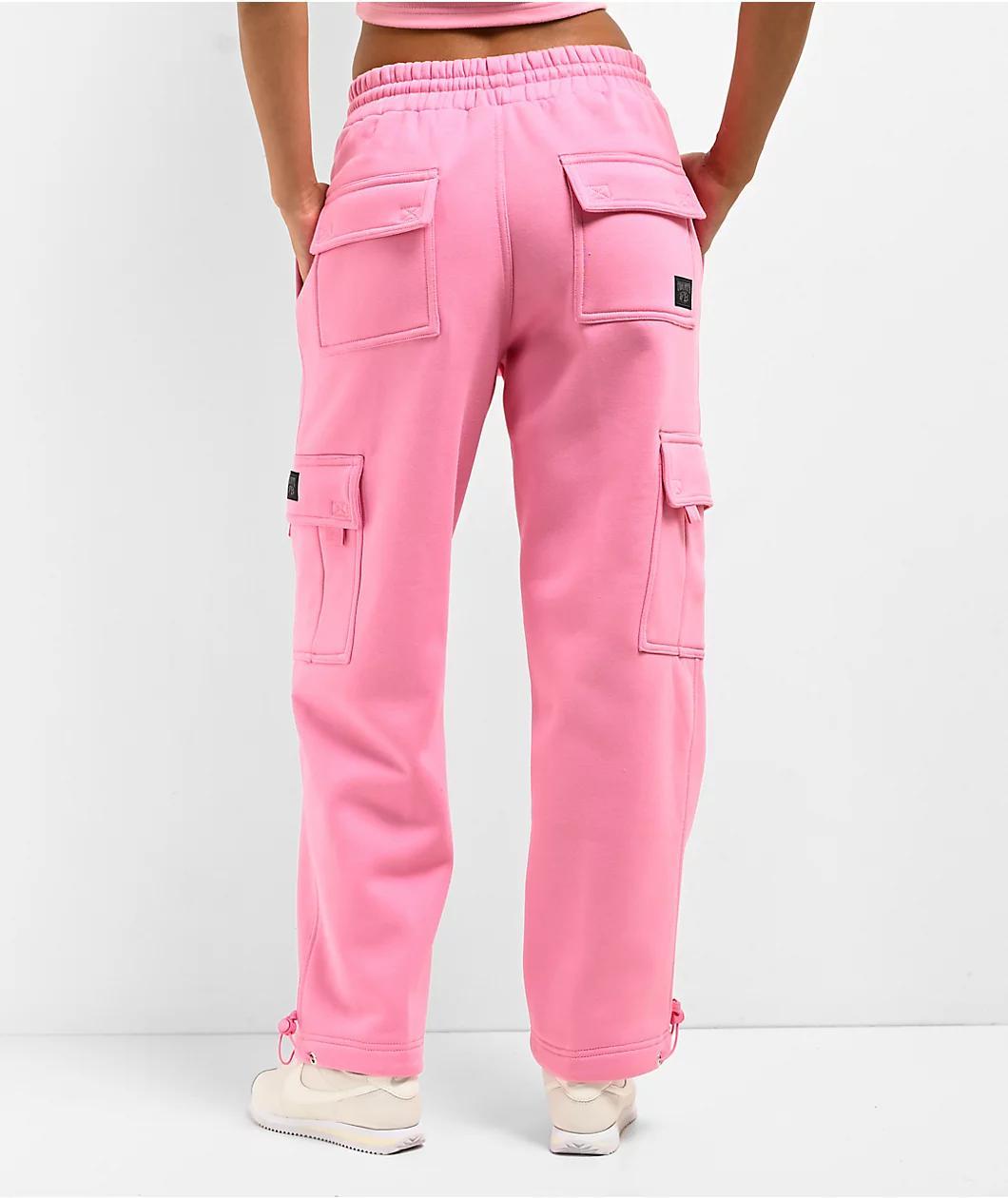 FB County Pink Velour Sweat Pants Product Image