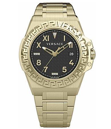 Mens Greca Reaction IP Yellow Gold Watch, 44mm Product Image