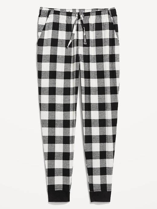 Flannel Pajama Joggers for Men Product Image