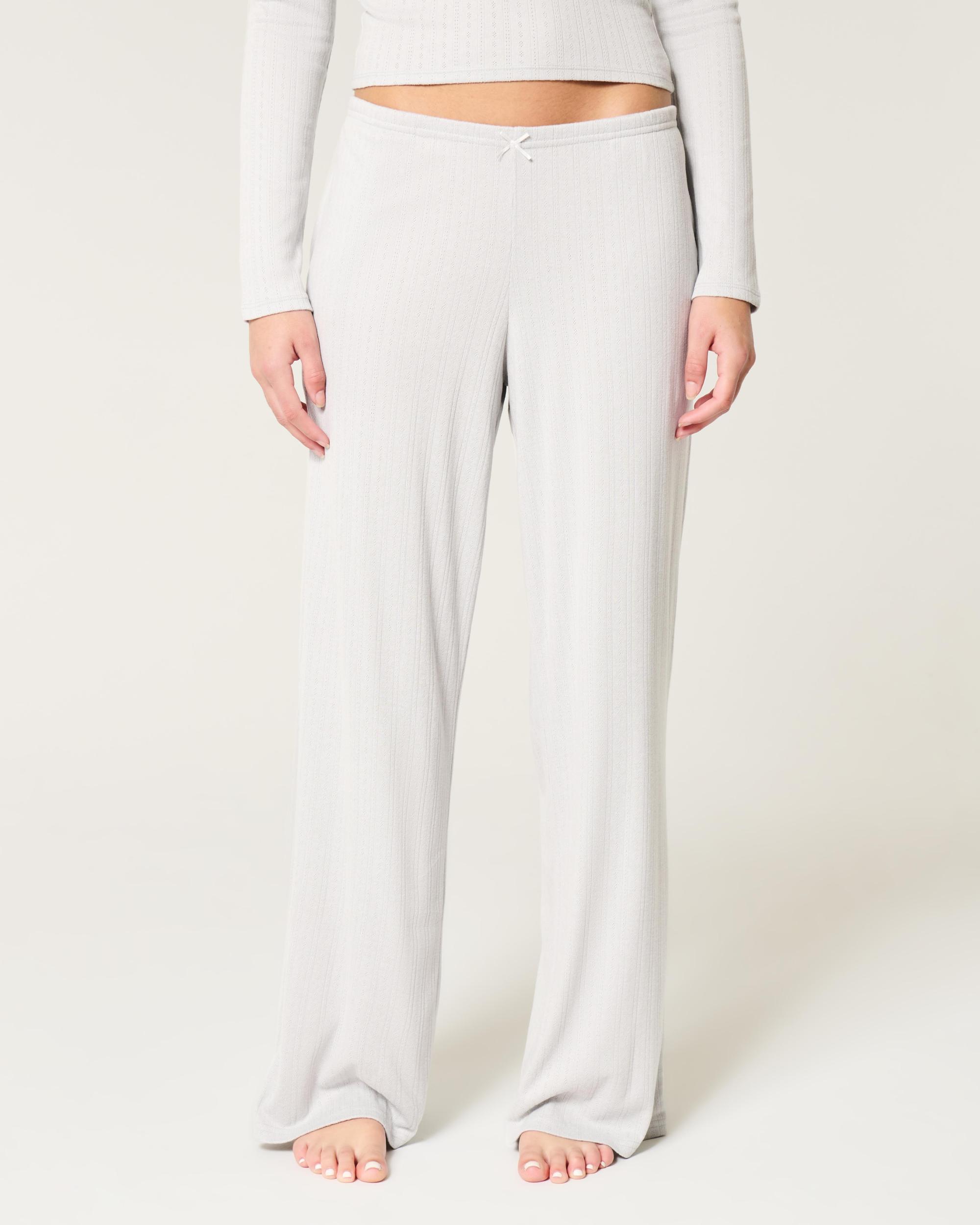 Bear Graphic Pajama Pants Product Image