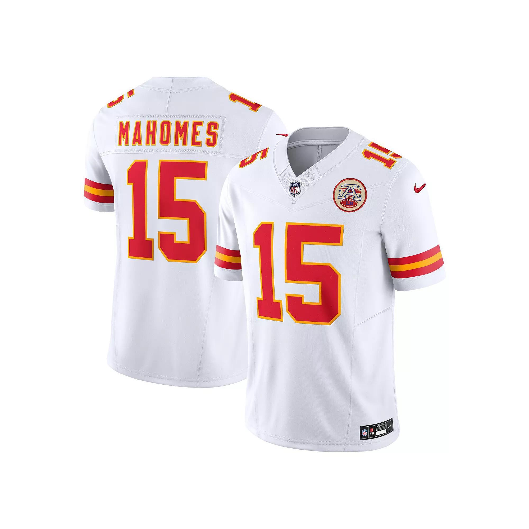 Men's Nike Patrick Mahomes White Kansas City Chiefs Vapor F.U.S.E. Limited Jersey, Size: XL Product Image