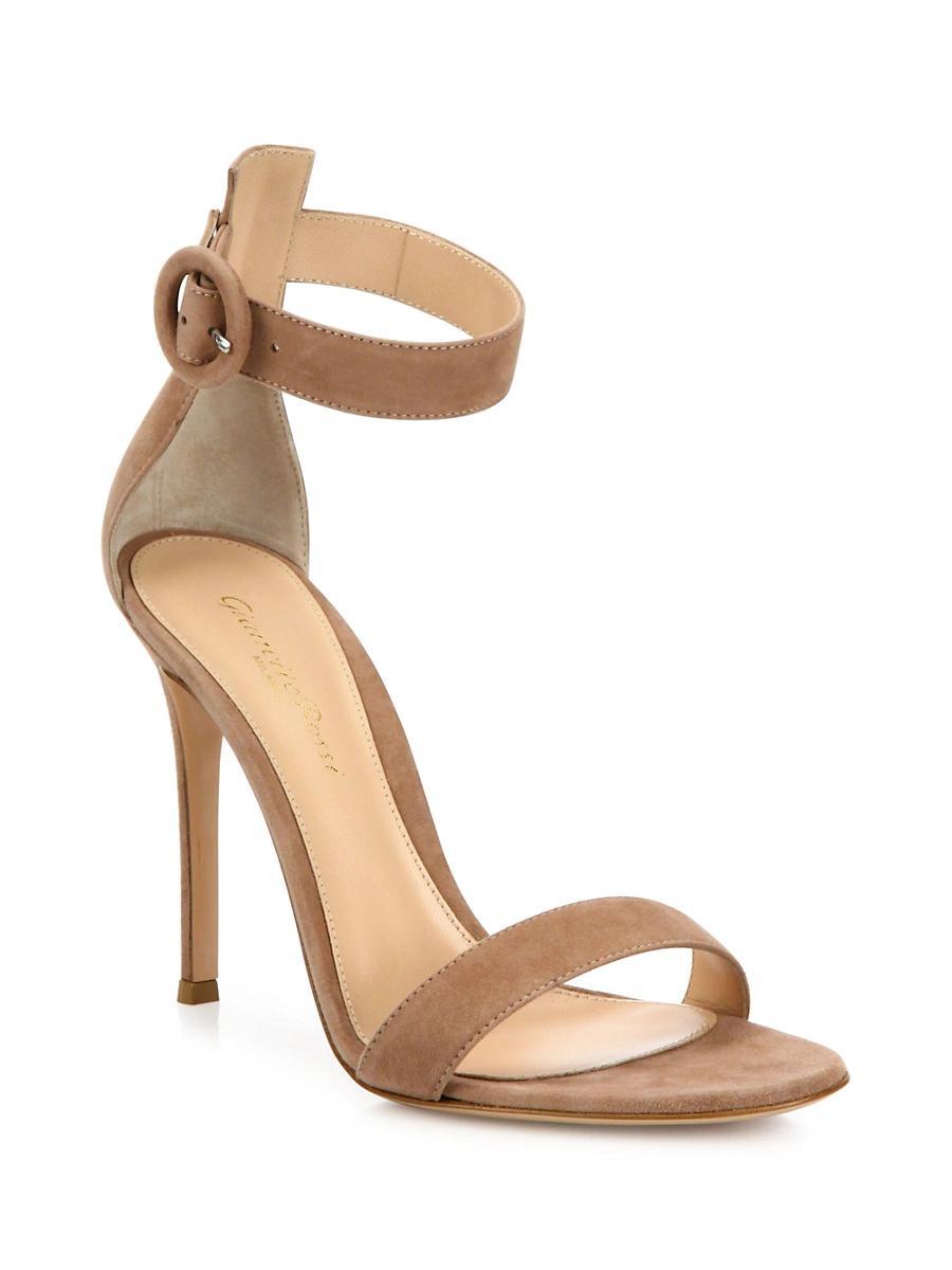 Suede Portofino Heels Product Image