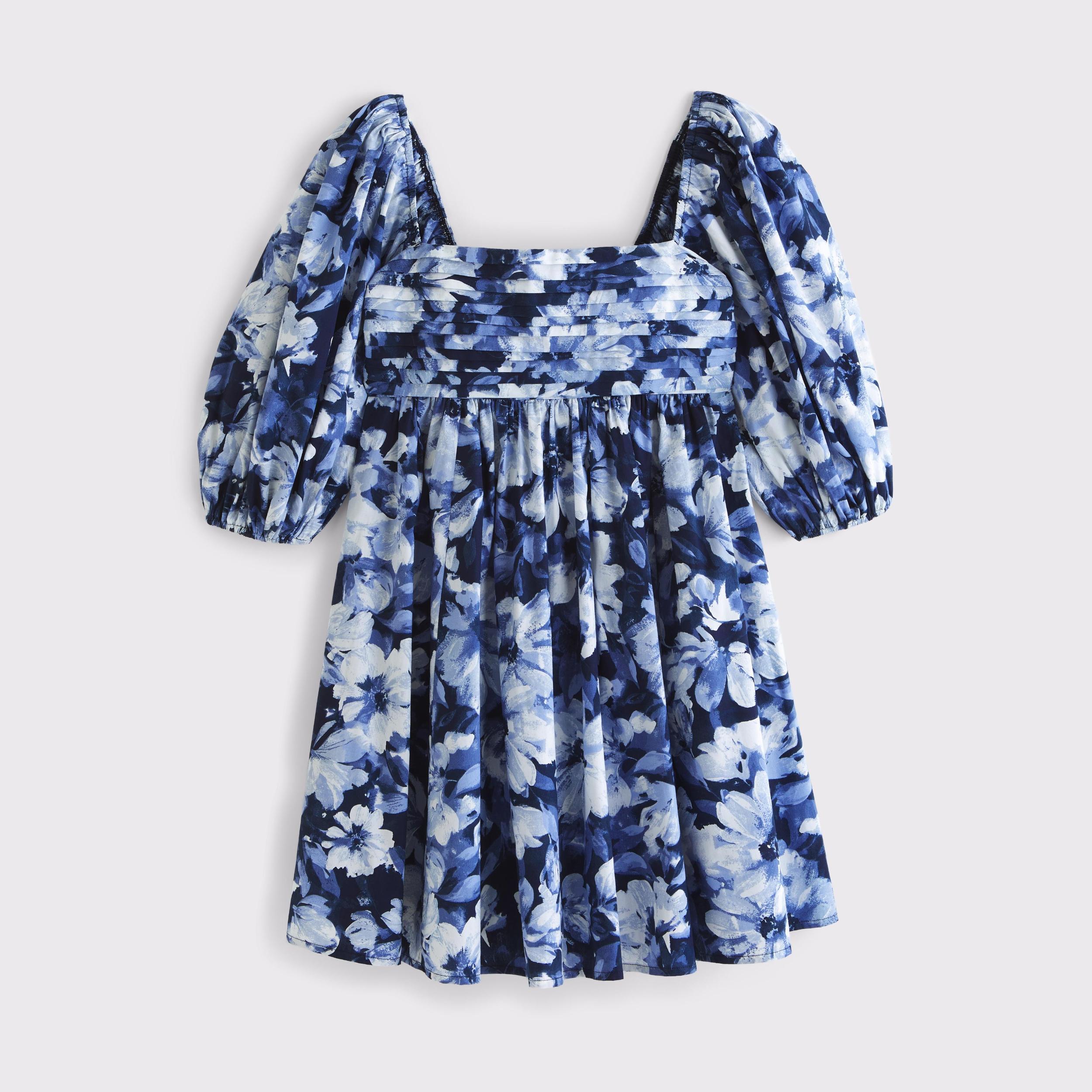 Emerson Poplin Puff Sleeve Mini Dress Product Image