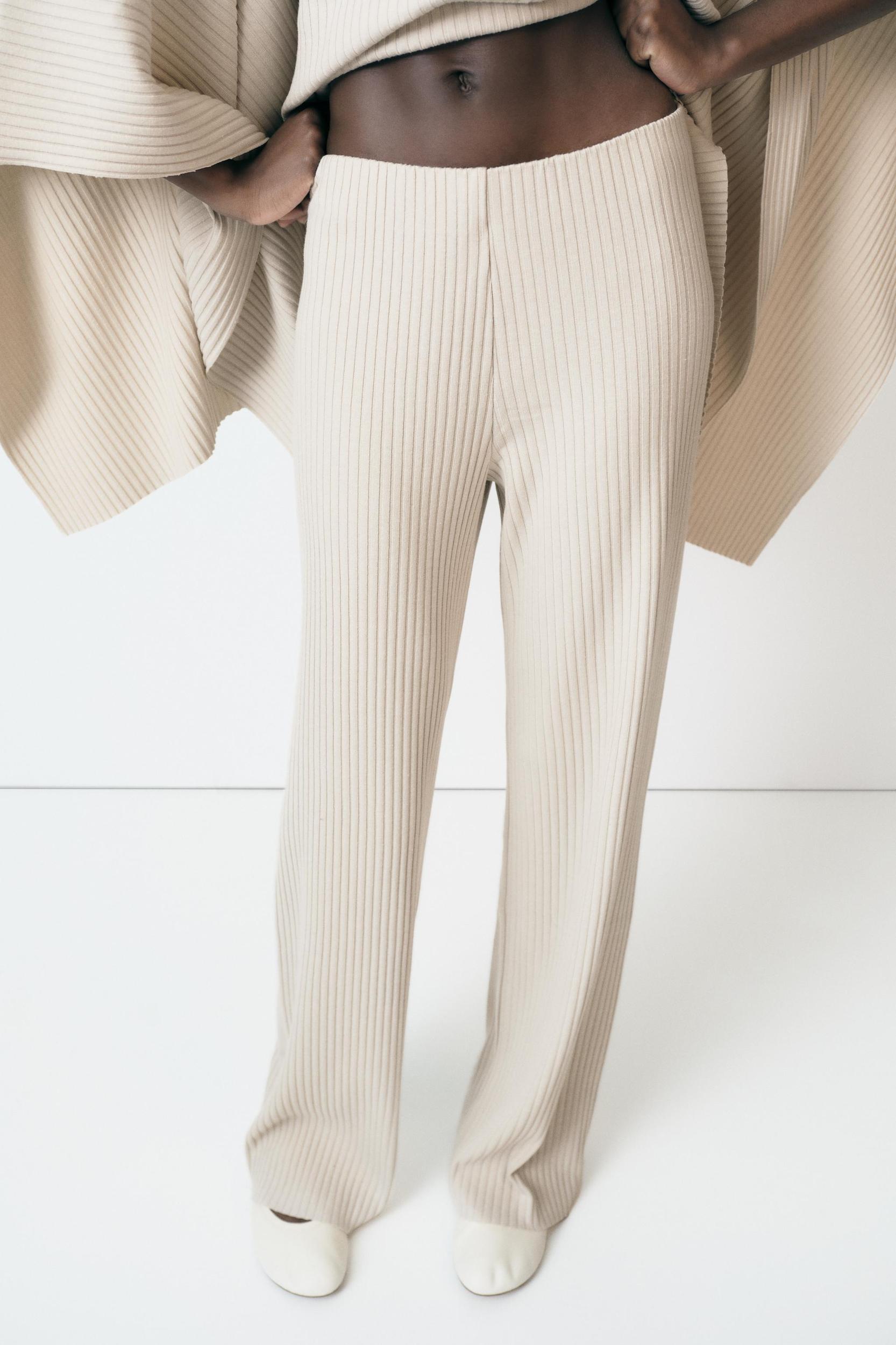 RIBBED PANTS Product Image