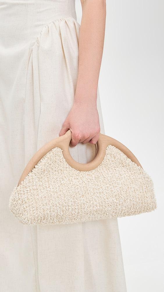 ALEXIS Sloane Raffia Frame Clutch | Shopbop Product Image