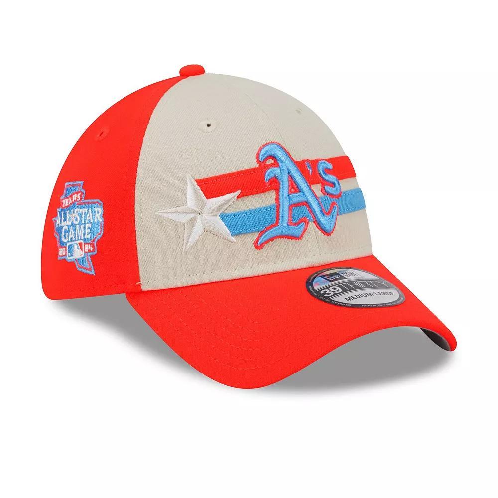 Men's New Era  Cream Oakland Athletics 2024 MLB All-Star Game  39THIRTY Flex Hat, Size: Large/XL, Team Product Image