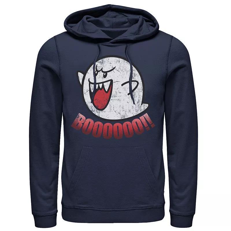 Men's Nintendo Super Mario Boos Jump Scare Hoodie, Size: XL, Blue Product Image