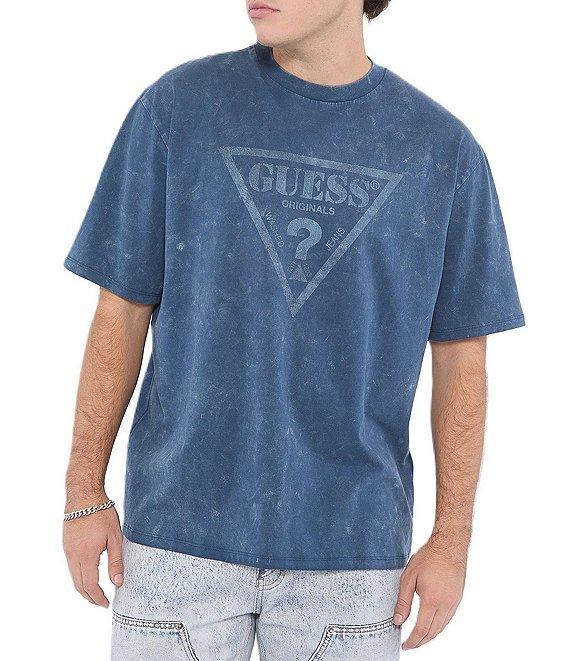 Guess Short Sleeve Vintage Triangle Graphic T-Shirt Product Image