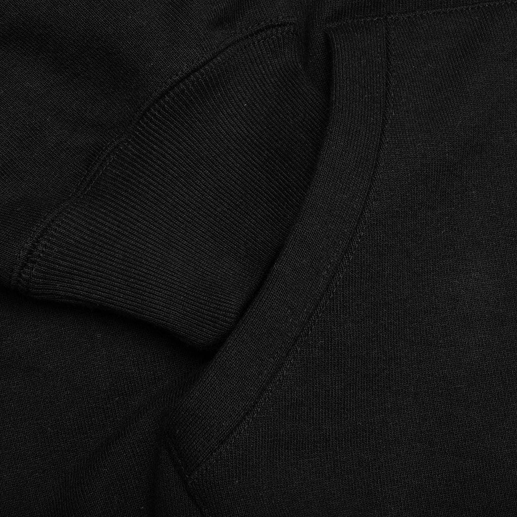 Heavy Weight Pullover Hooded Type-3 Sweatshirt - Black Male Product Image