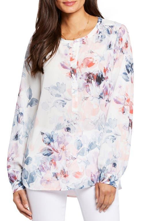 NYDJ Simone Blouse (Maria's Meadow) Women's Clothing Product Image