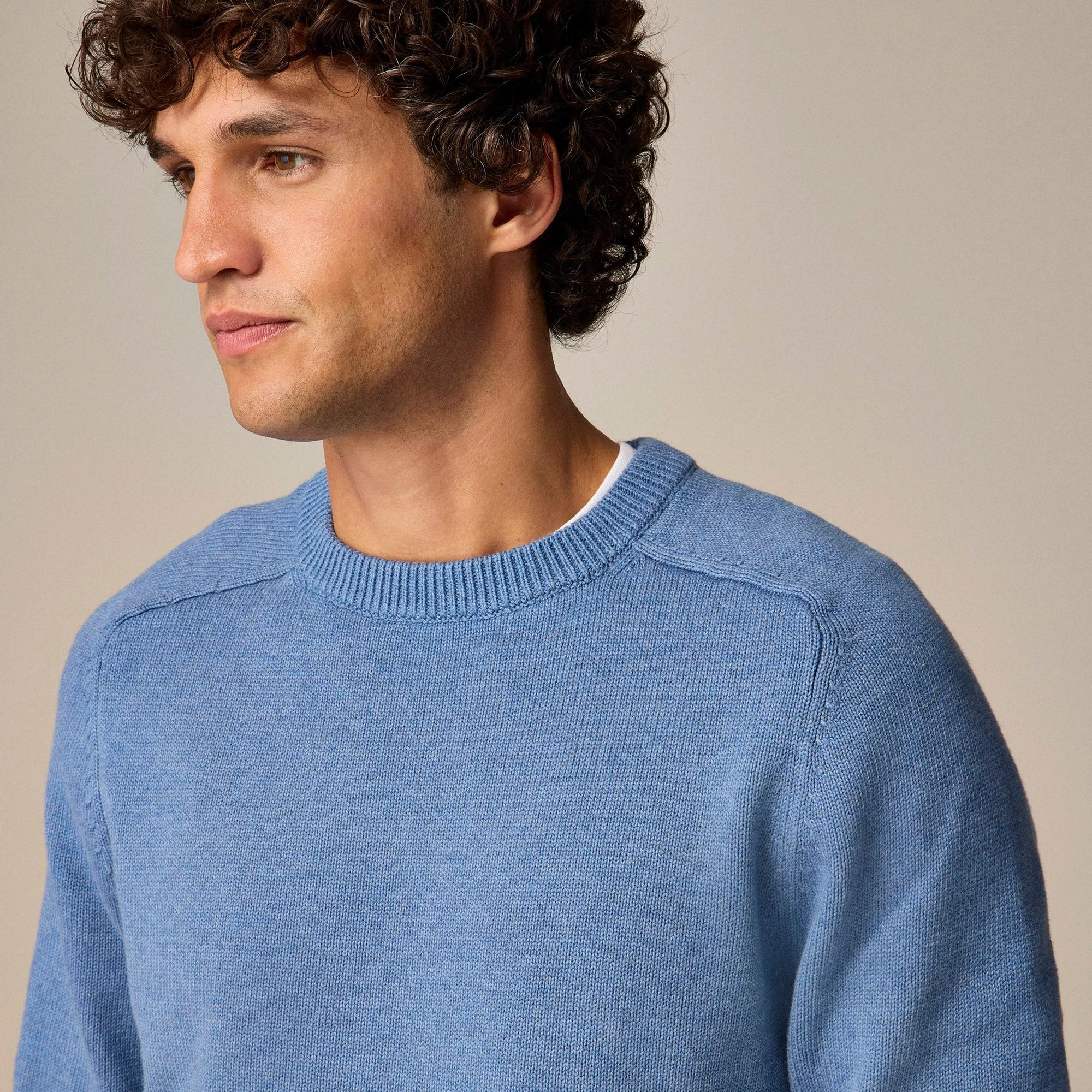Heritage cotton crewneck sweater Product Image
