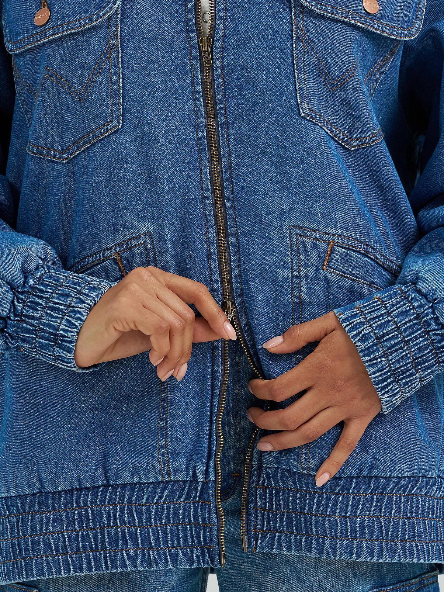 Women's Oversized Bomber Jacket | Women's JACKETS & OUTERWEAR | Wrangler® Product Image