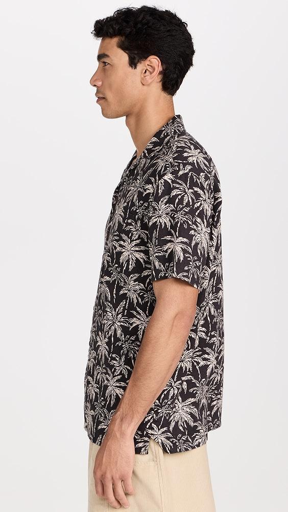 Faherty Short Sleeve Hemp Blend Camp Shirt | Shopbop Product Image