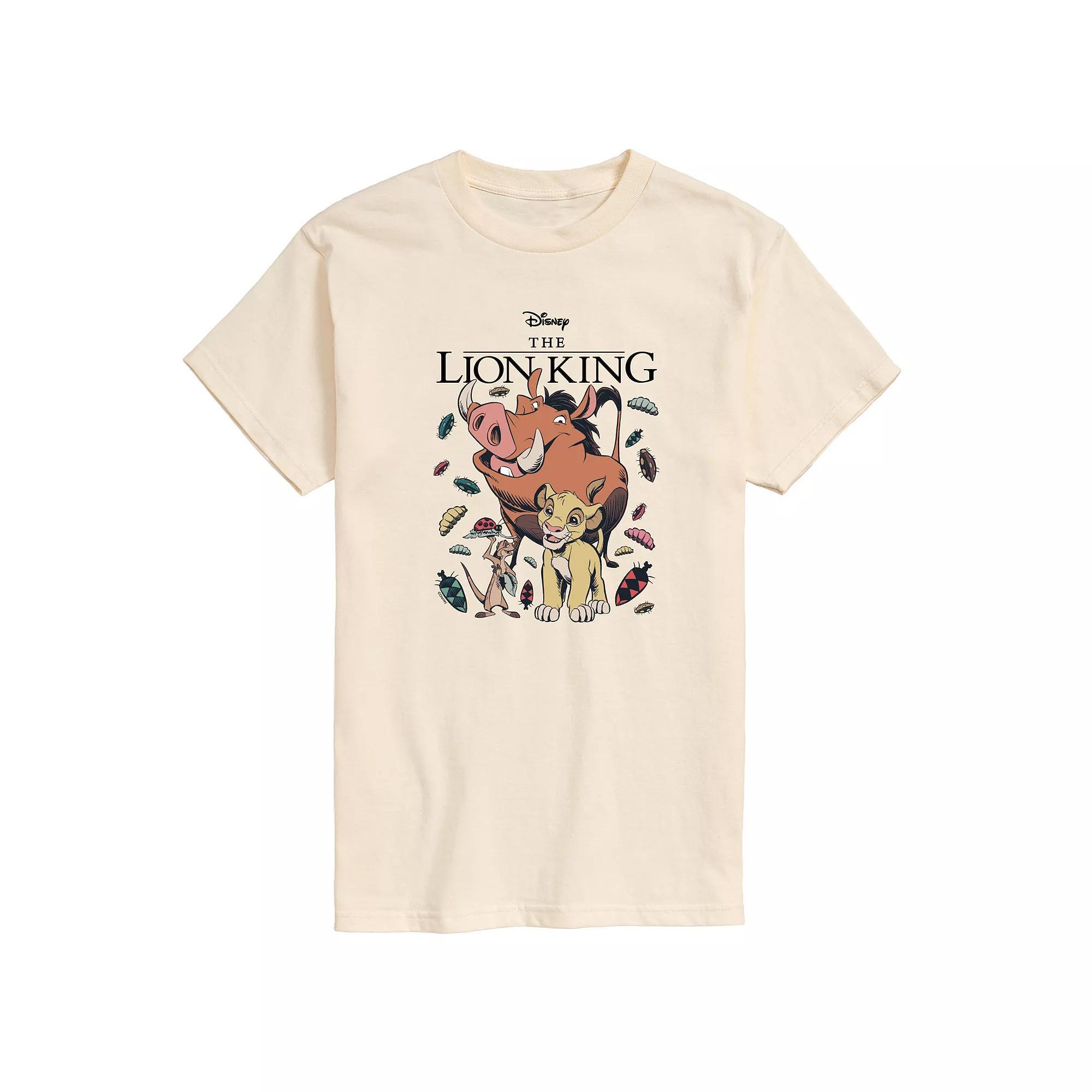 Disney's The Lion King Men's Bugs Graphic Tee, Size: Large, Ivory Product Image