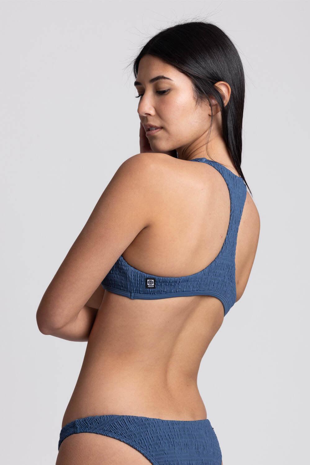 Final Sale Aster Smocked Bikini Top Product Image