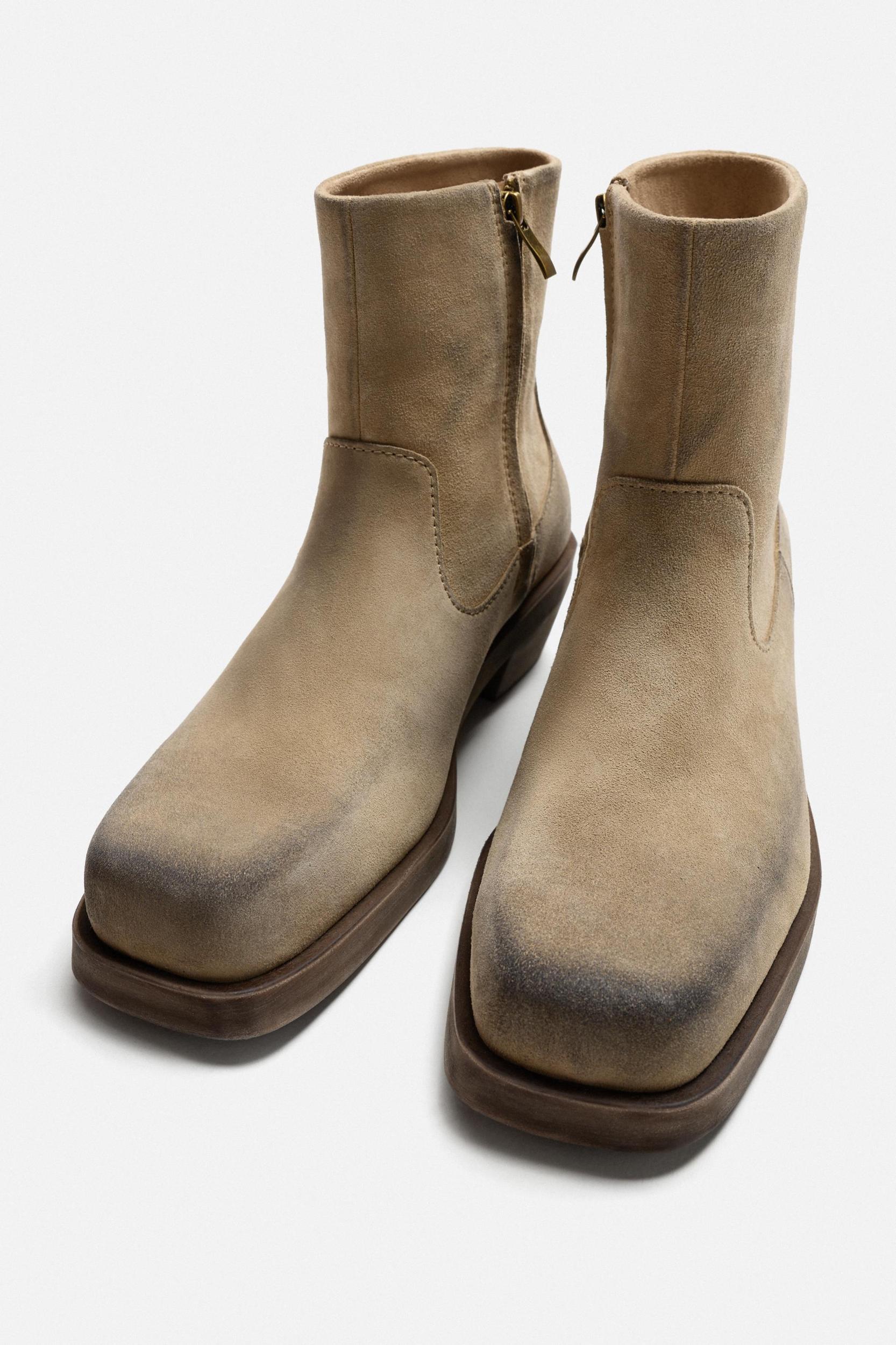 LEATHER COWBOY BOOTS Product Image