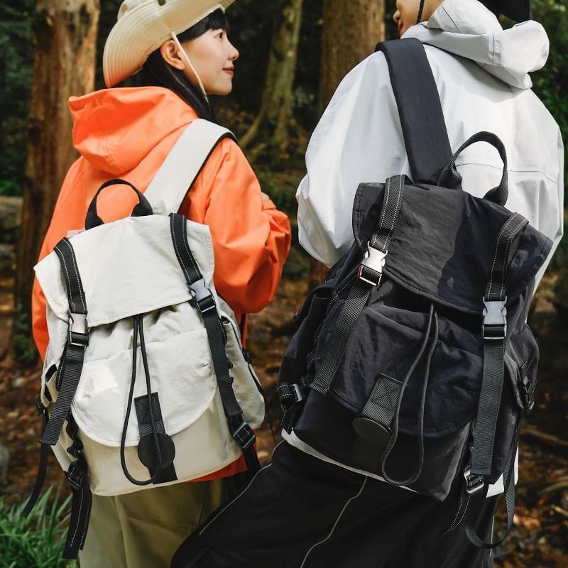 Buckled Flap Backpack Product Image