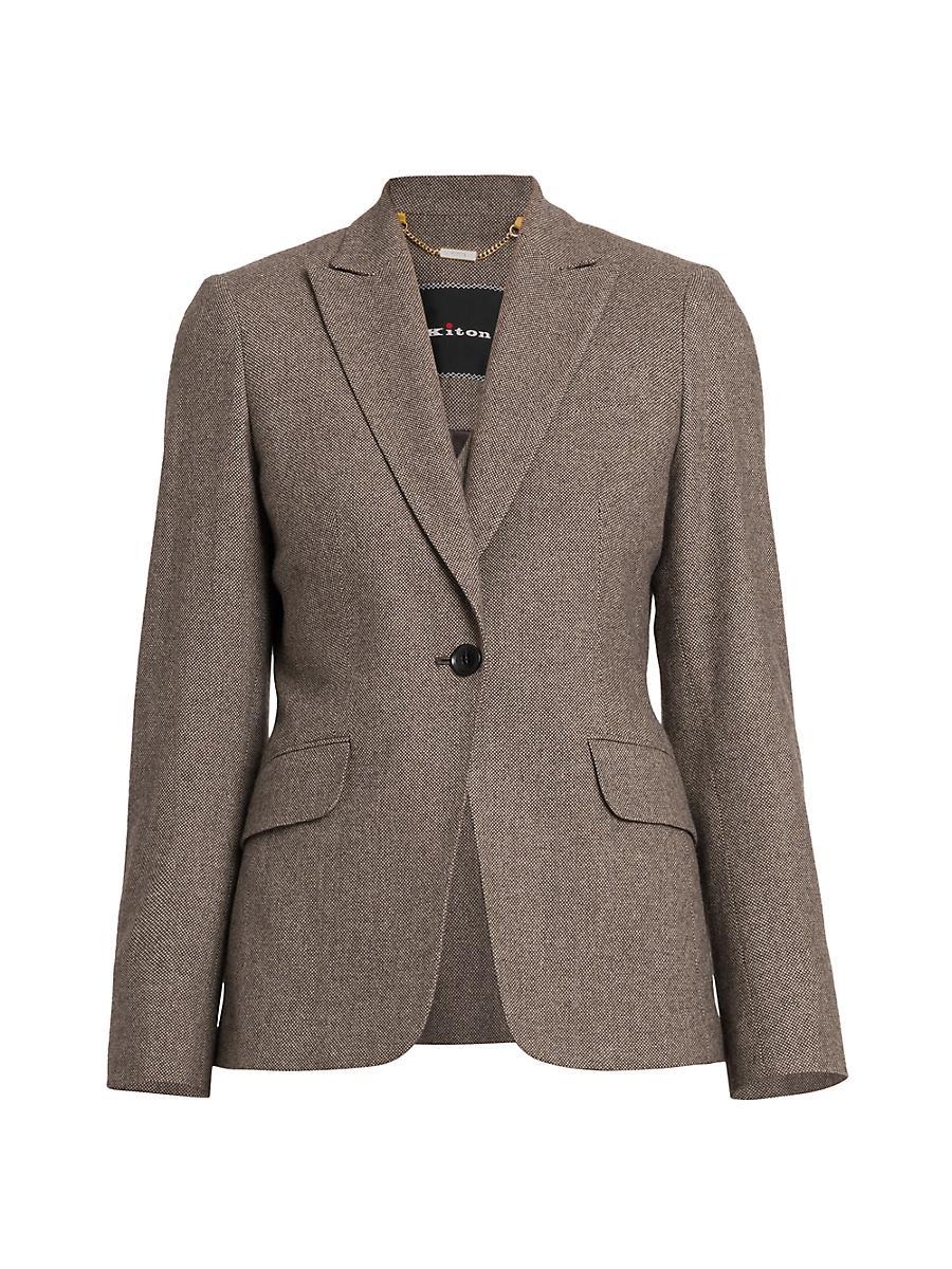 Womens Wool-Cashmere Blazer Product Image