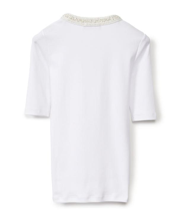 FABIANA FILIPPI Short-sleeved T-shirt In White Product Image