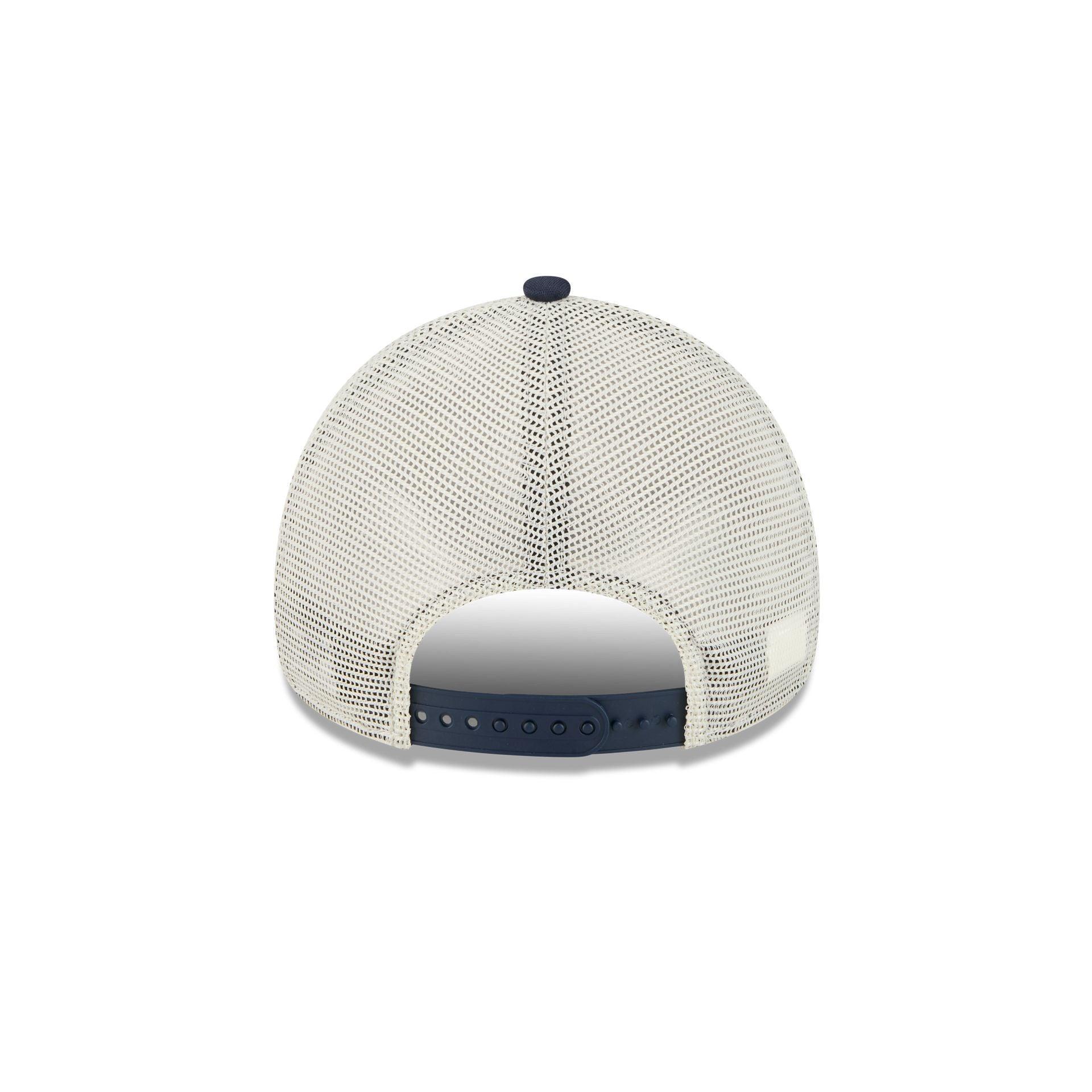 New York or Nowhere x New York Yankees White Wordmark 9FORTY A-Frame Snapback Hat Male Product Image