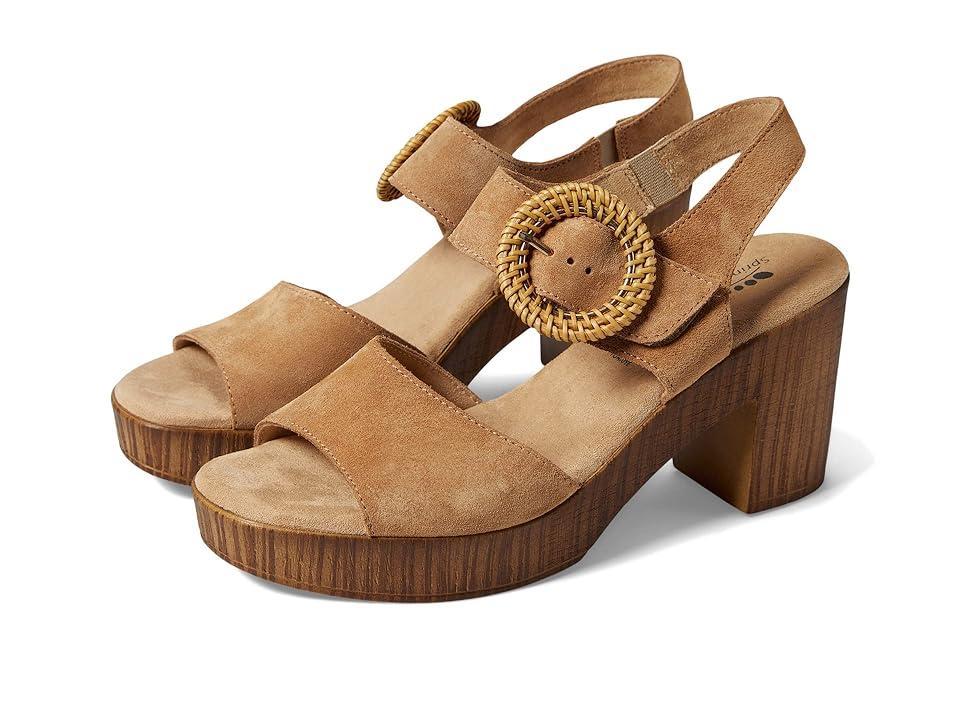 Spring Step Gamona Women's Cork Heeled Sandals, Size: 39, Suede Product Image